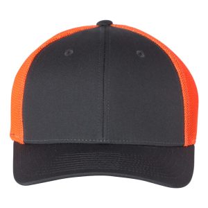 Charcoal Neon Orange